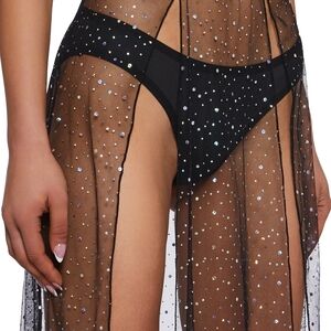 Dollskill Evil Beatz Sheer Maxi Skirt